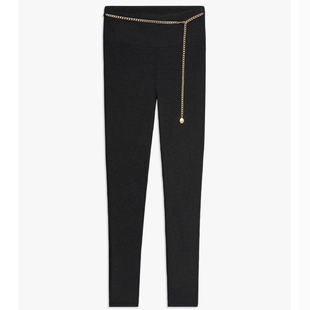 Black weworewhat chain leggings size Large
